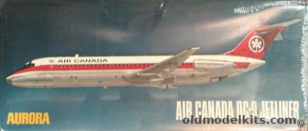 Aurora 1/72 McDonnell Douglas DC-9 Series 10 - Air Canada, 356 plastic model kit
